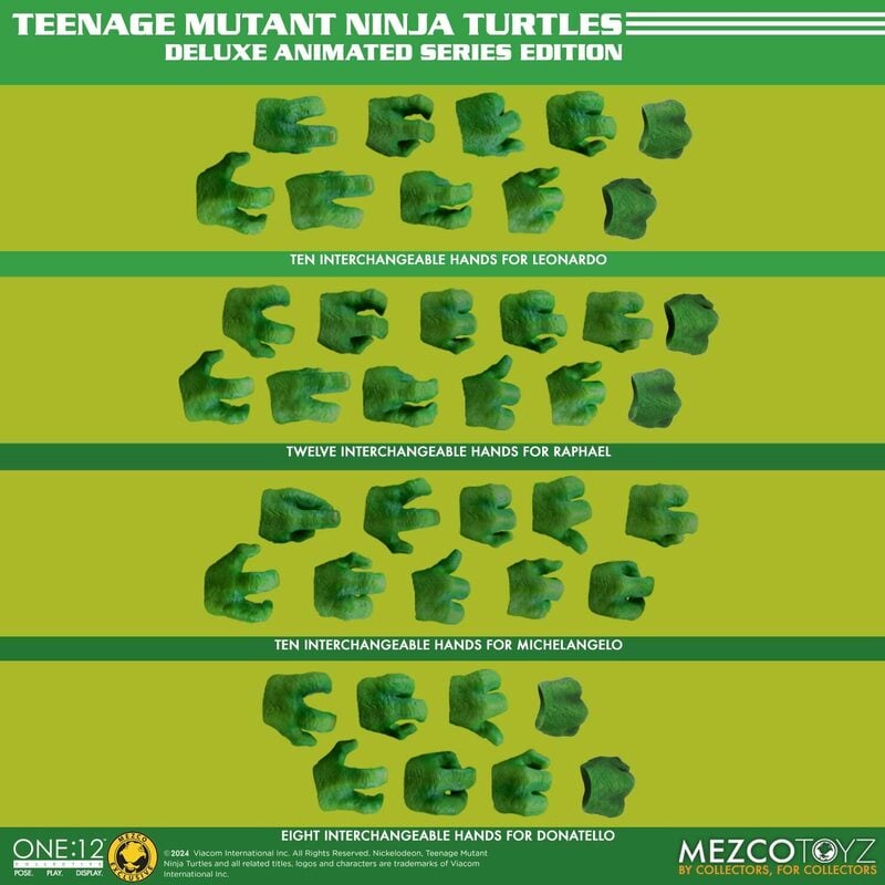 Mezco Teenage Mutant Ninja Turtles - Deluxe Animated Series Edition Exclusive