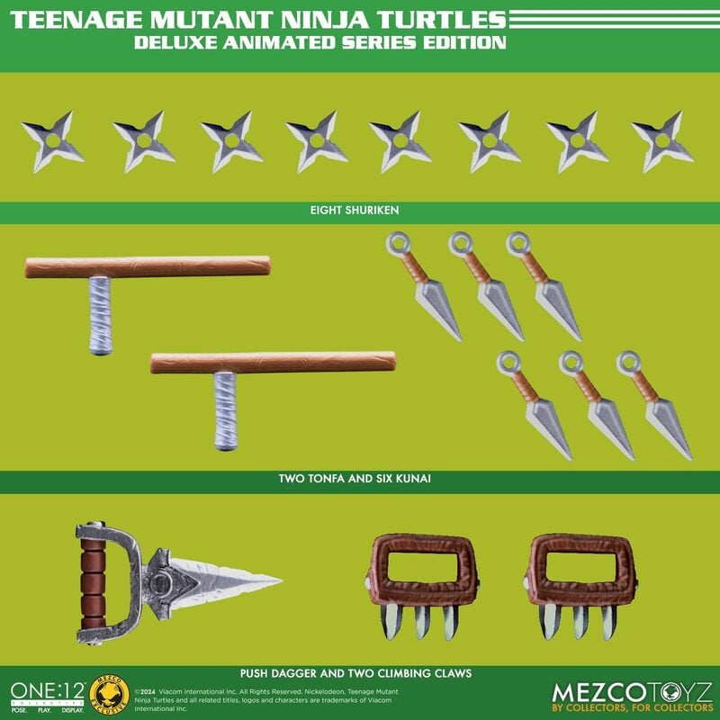 Mezco Teenage Mutant Ninja Turtles - Deluxe Animated Series Edition Exclusive