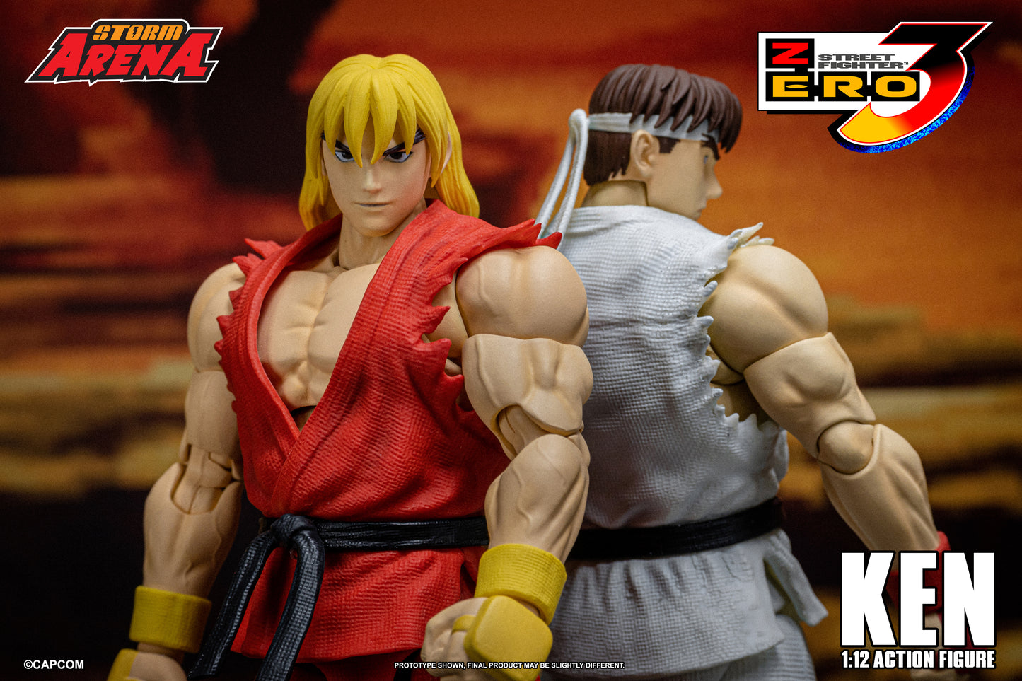 Storm Arena Ken "Street Fighter Alpha 3" 1/12 Scale Action Figure | Storm Collectibles