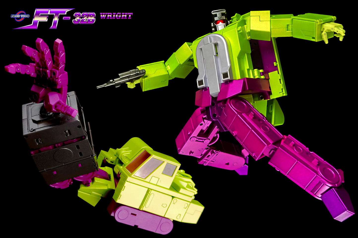 Transformers Fans Toys FT-32B Wright (Constructicon Scavenger) hand mode