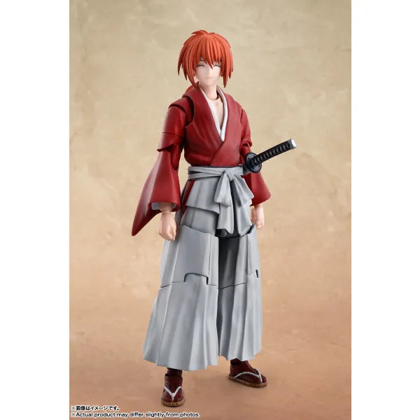 Pre Order Kenshin Himura "Rurouni Kenshin: Meiji Swordsman Romantic Story", TAMASHII NATIONS S.H.FiguartsTAMASHII NATIONS S.H.Figuarts