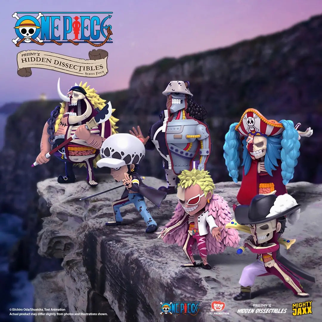 Freeny’s Hidden Dissectibles: One Piece Series Four (Warlords Edition) One Ramdom Pack - Mighty Jaxx Mini Figure