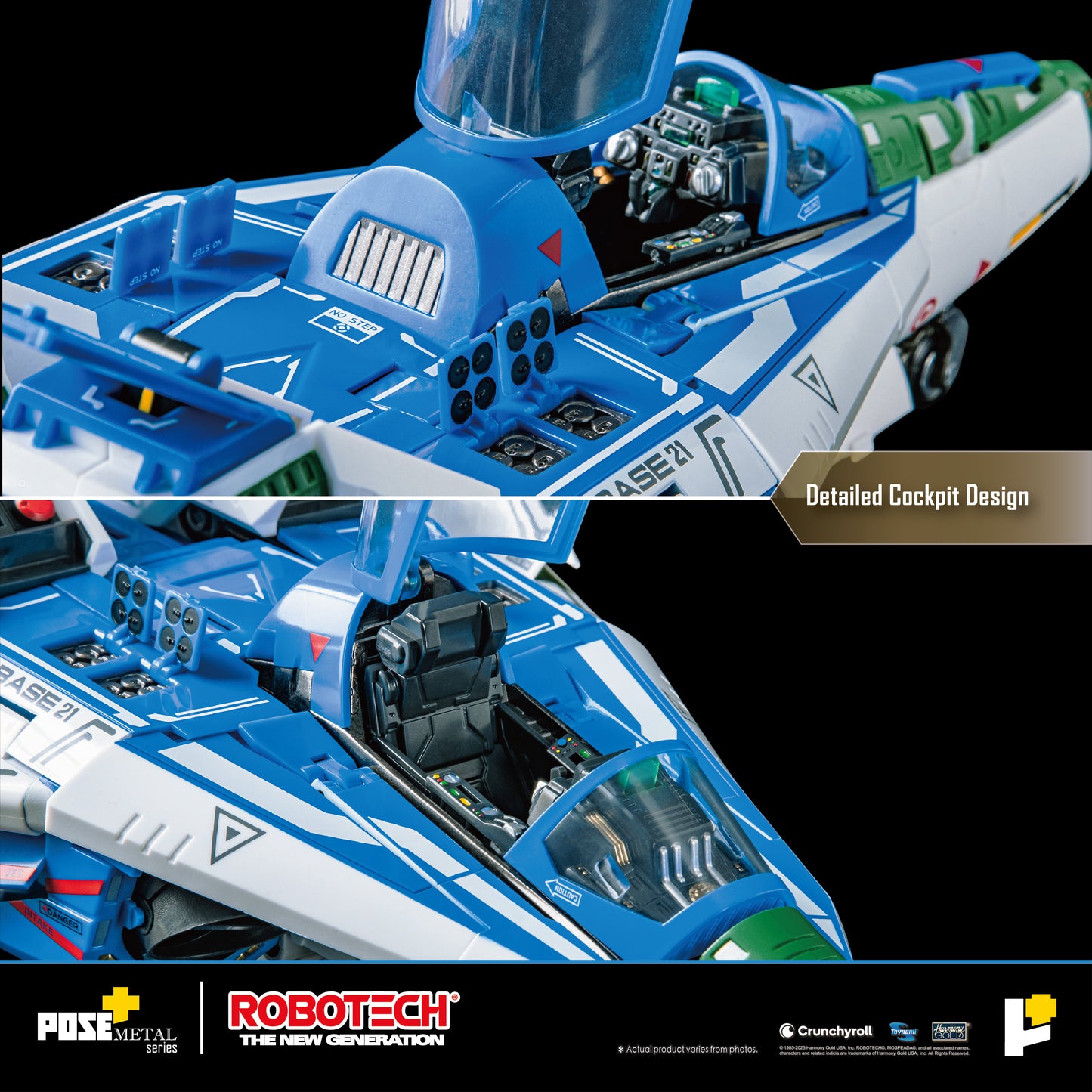 Pre Order POSE+ Metal Series – Combat Alpha Fighter | Robotech: The New Generation
