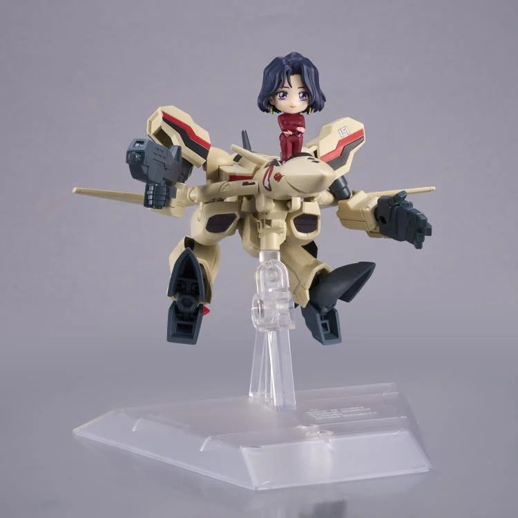 Macross Plus Tiny Session YF-19 (Isamu Alva Dyson Use) with Myung Fang Lone gerwalk mode