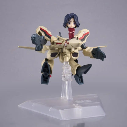 Macross Plus Tiny Session YF-19 (Isamu Alva Dyson Use) with Myung Fang Lone gerwalk mode