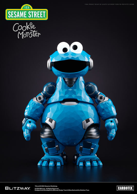 Pre Order Sesame Street Cookie Monster - Blitzway Carbotix Action Figure