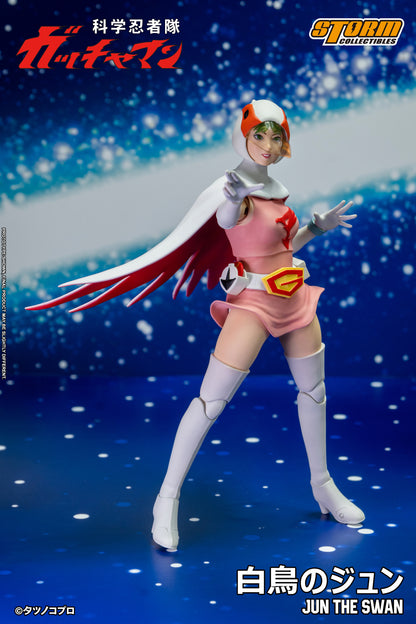 Gatchaman Jun THE SWAN by Storm Collectibles smiling pose