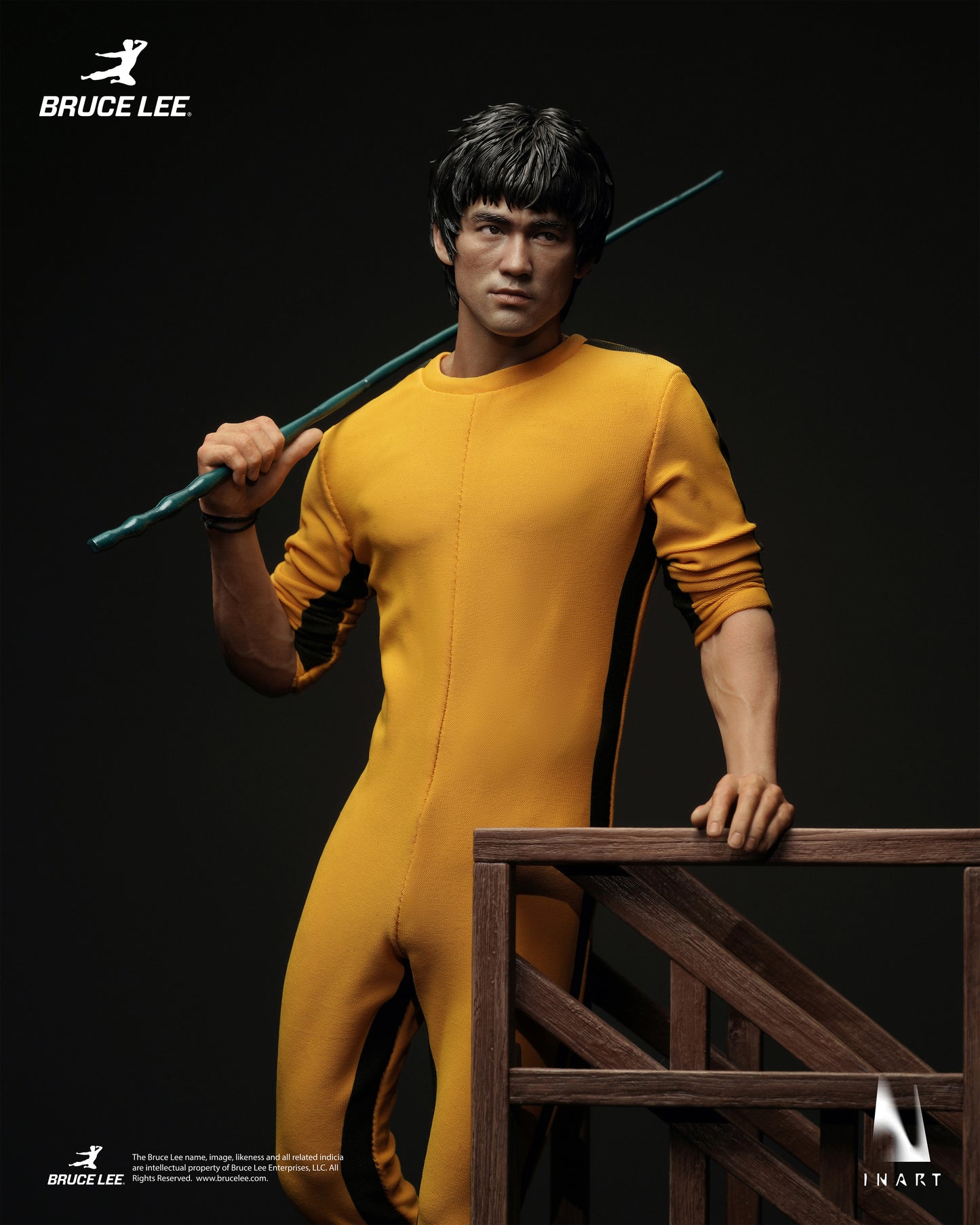 InArt 1/6 Bruce Lee - Yellow Jumpsuit "Bruce Lee" Queen Studio | InArt 1/6 Scale