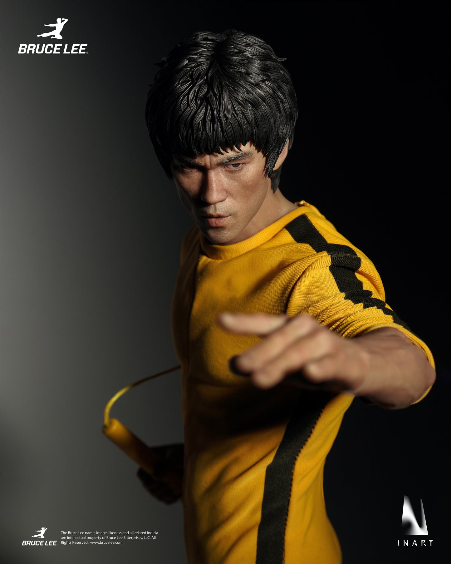 InArt 1/6 Bruce Lee - Yellow Jumpsuit "Bruce Lee" Queen Studio | InArt 1/6 Scale