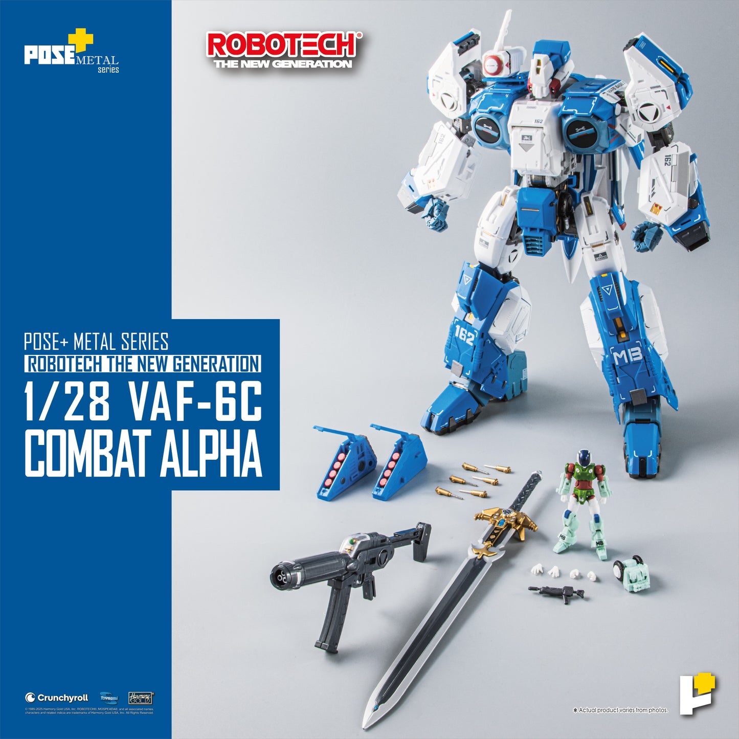 Pre Order POSE+ Metal Series – Combat Alpha Fighter | Robotech: The New Generation