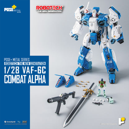 Pre Order POSE+ Metal Series – Combat Alpha Fighter | Robotech: The New Generation