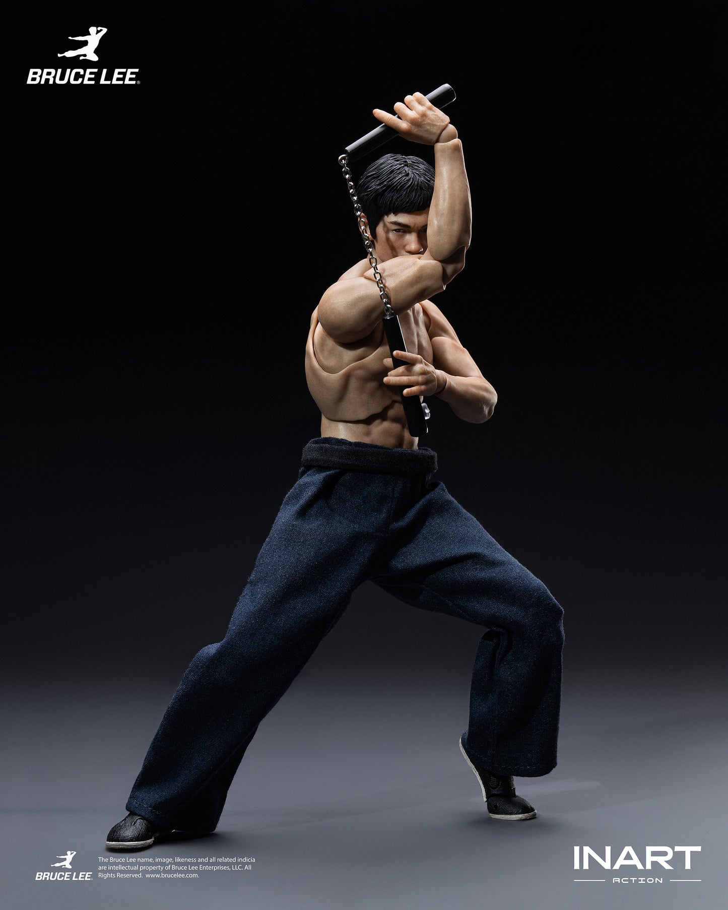 InArt 1/12 Bruce Lee - Kung Fu Outfit "Bruce Lee" Queen Studio | InArt 1/12 Scale