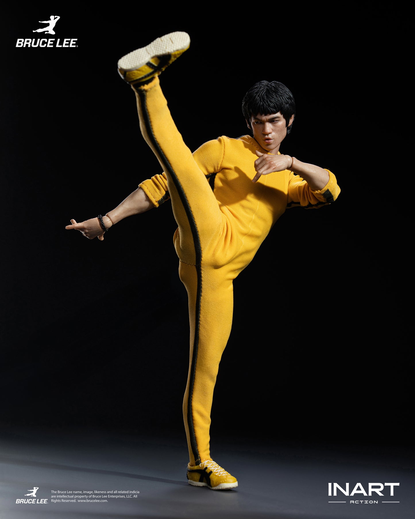 InArt 1/12 Bruce Lee - Yellow Jumpsuit "Bruce Lee" Queen Studio | InArt 1/12 Scale