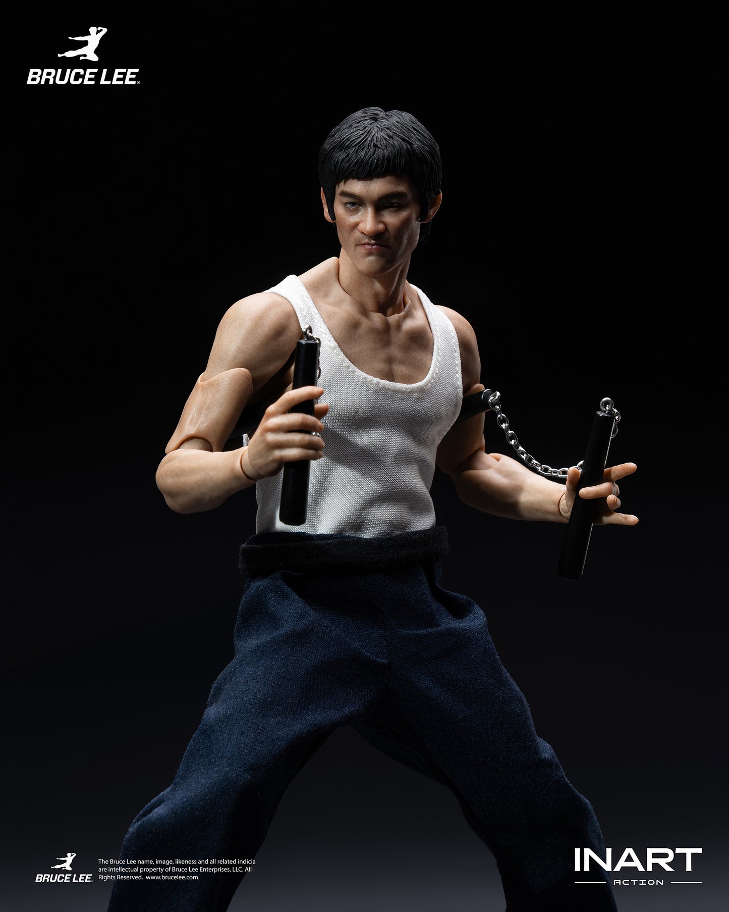 InArt 1/12 Bruce Lee - Kung Fu Outfit "Bruce Lee" Queen Studio | InArt 1/12 Scale