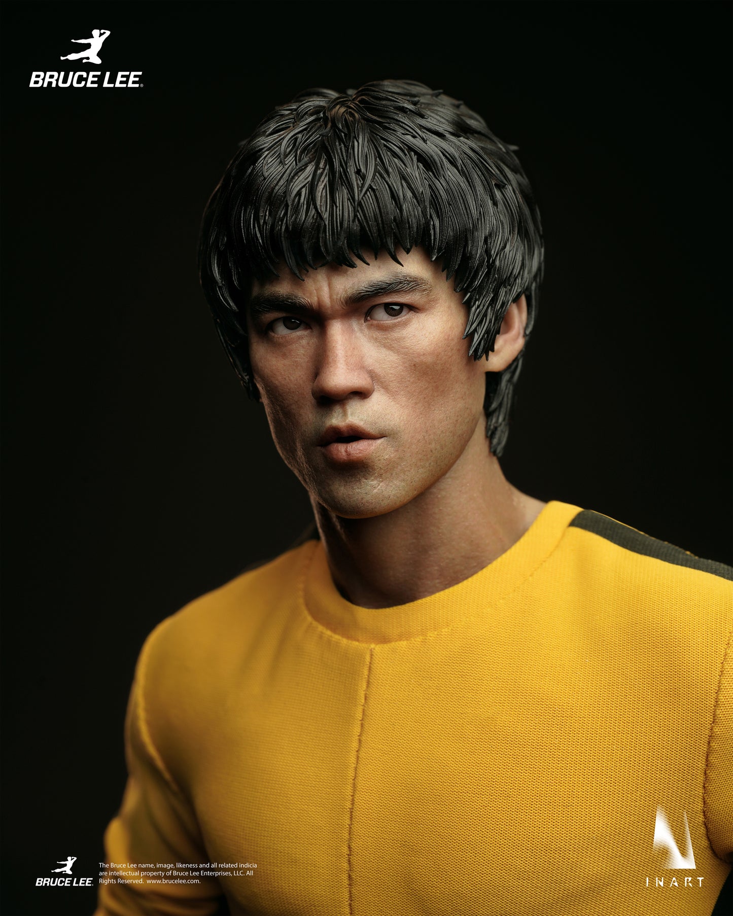 InArt 1/6 Bruce Lee - Yellow Jumpsuit "Bruce Lee" Queen Studio | InArt 1/6 Scale