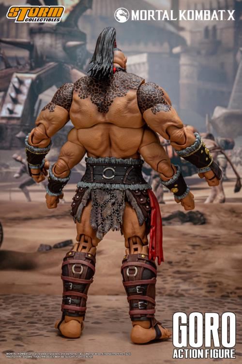 Mortal Kombat X Goro 1/12 Scale Action Figure  back pose