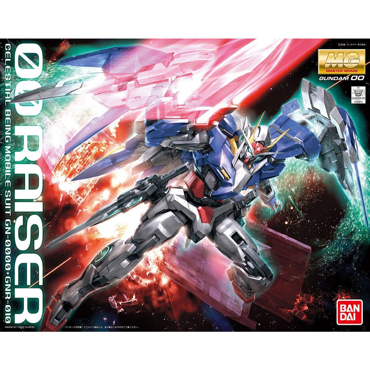 MG 00 Raiser "Mobile Suit Gundam" - Bandai Hobby 1/100 Scale Master Grade Model Kit