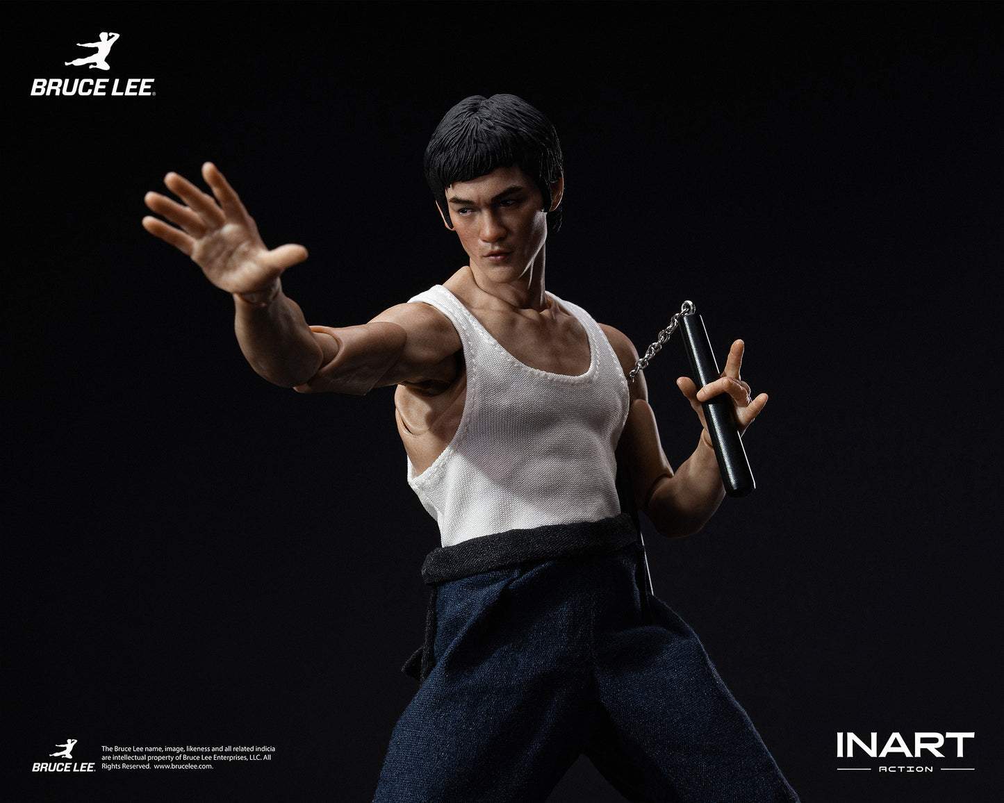 InArt 1/12 Bruce Lee - Kung Fu Outfit "Bruce Lee" Queen Studio | InArt 1/12 Scale