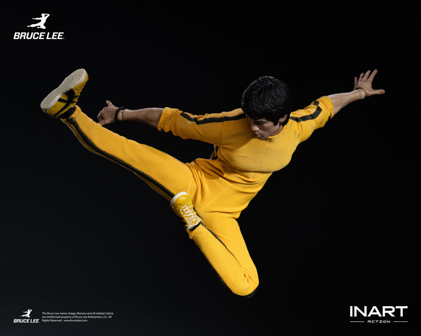 InArt 1/12 Bruce Lee - Yellow Jumpsuit "Bruce Lee" Queen Studio | InArt 1/12 Scale