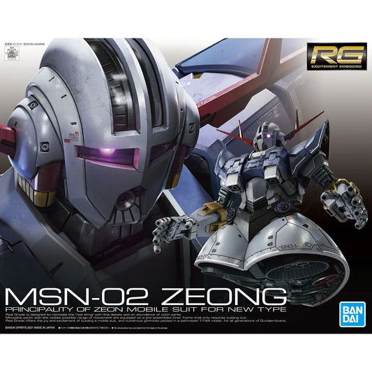 RG MSN-02 Zeong "Mobile Suit Gundam" - Bandai Hobby 1/144 Scale Real Grade Model Kit