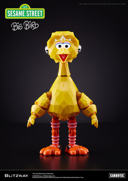 Pre Order Sesame Street Big Bird - Blitzway Carbotix Action Figure