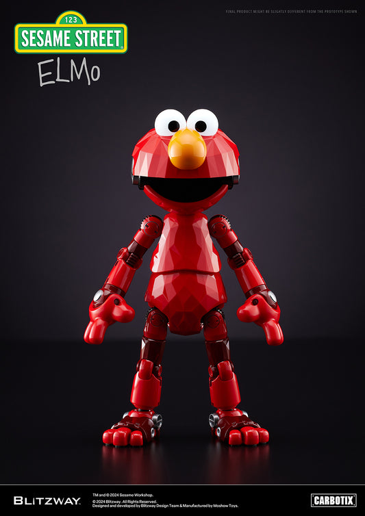 Pre Order Sesame Street Elmo - Blitzway Carbotix Action Figure