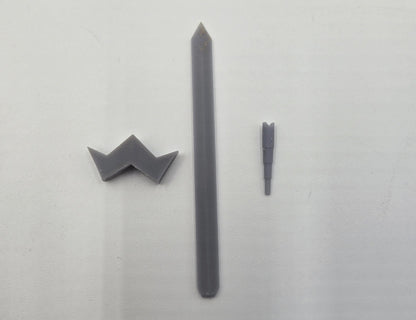 Custom Voltes V Sword for Action Toys Mini Action Voltes V