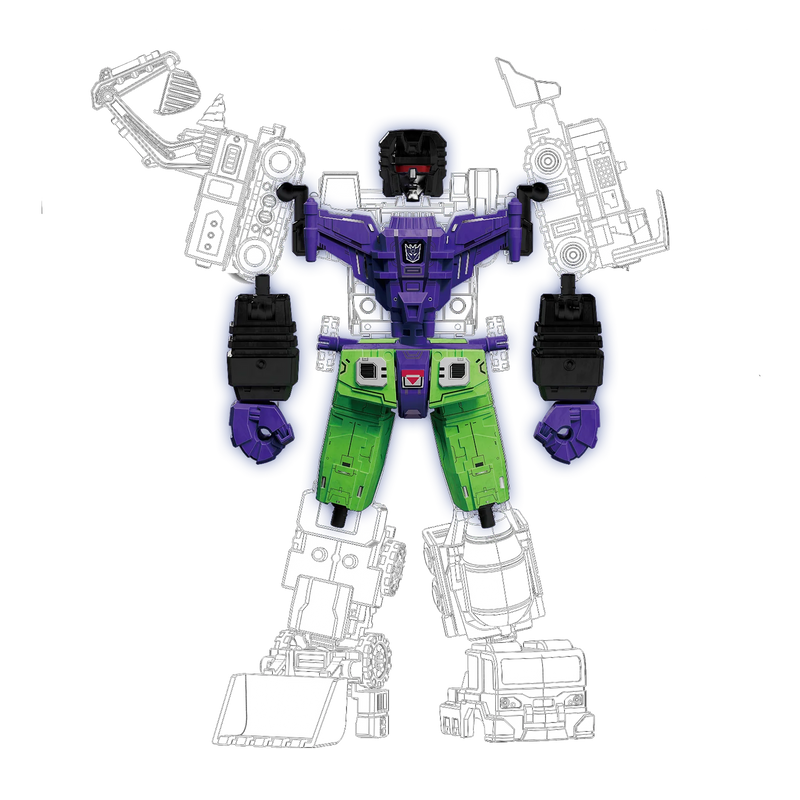 Transformers Blokees Galaxy Defender Version Chapter 3 Devastator Combining Accessories | Blokees