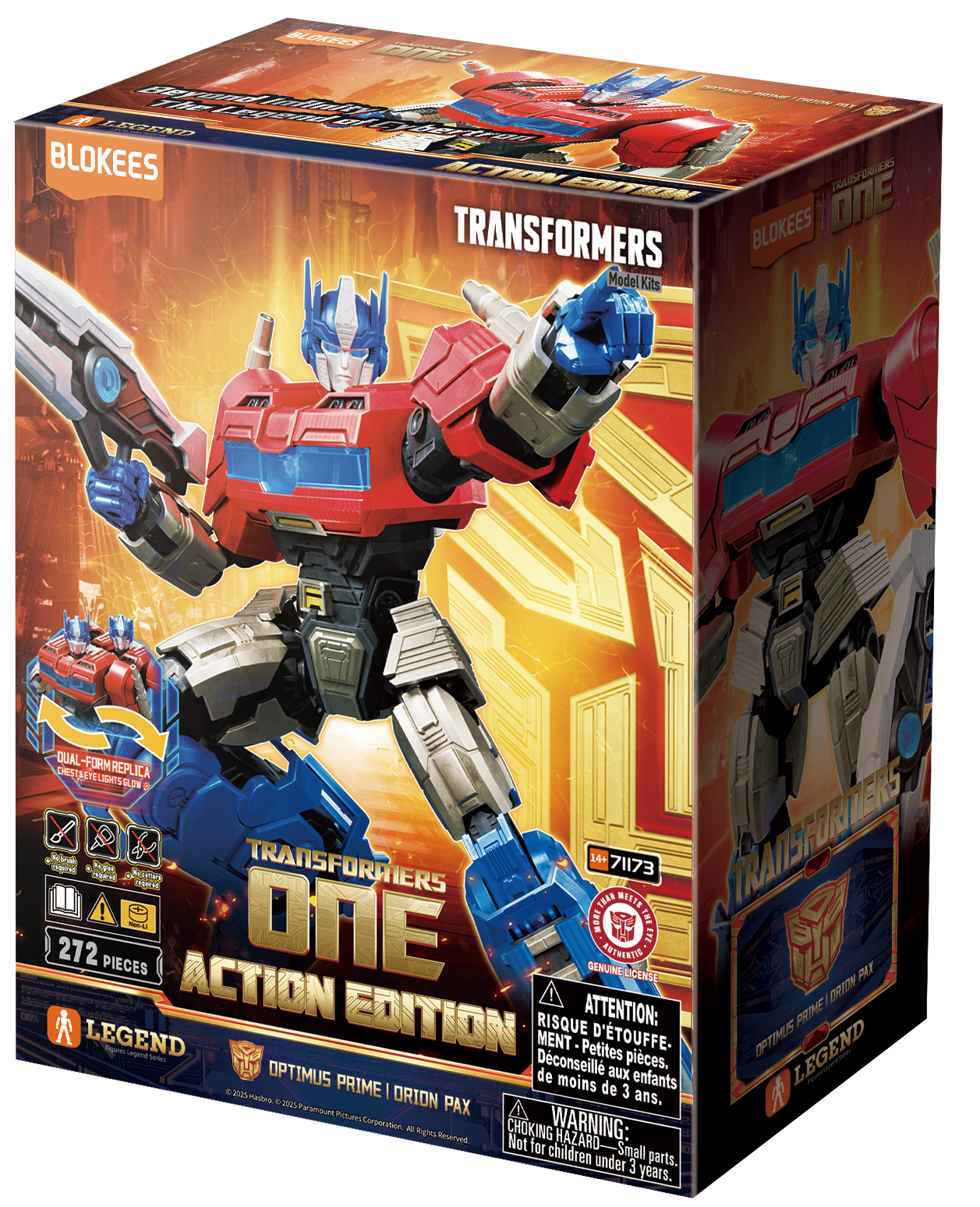 Transformers Blokees Orion Pax (Optimus Prime) Action Edition 04 "Transformers One" | Blokees Model Kit