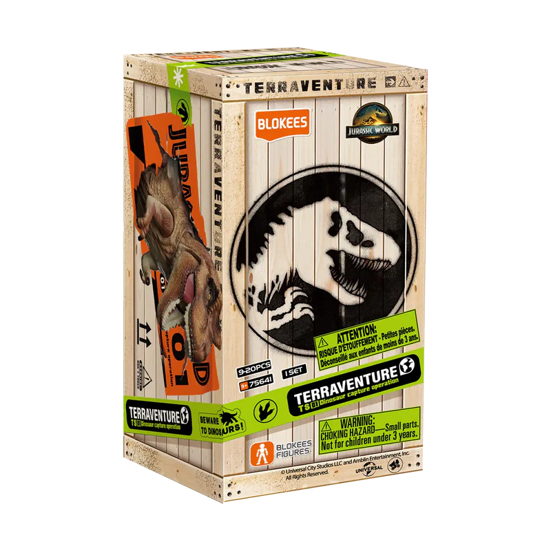 Jurassic Park Blokees Terraventure TS-01 Dinosaur Capture Operation Box of 12 "Jurassic World" | Blokees