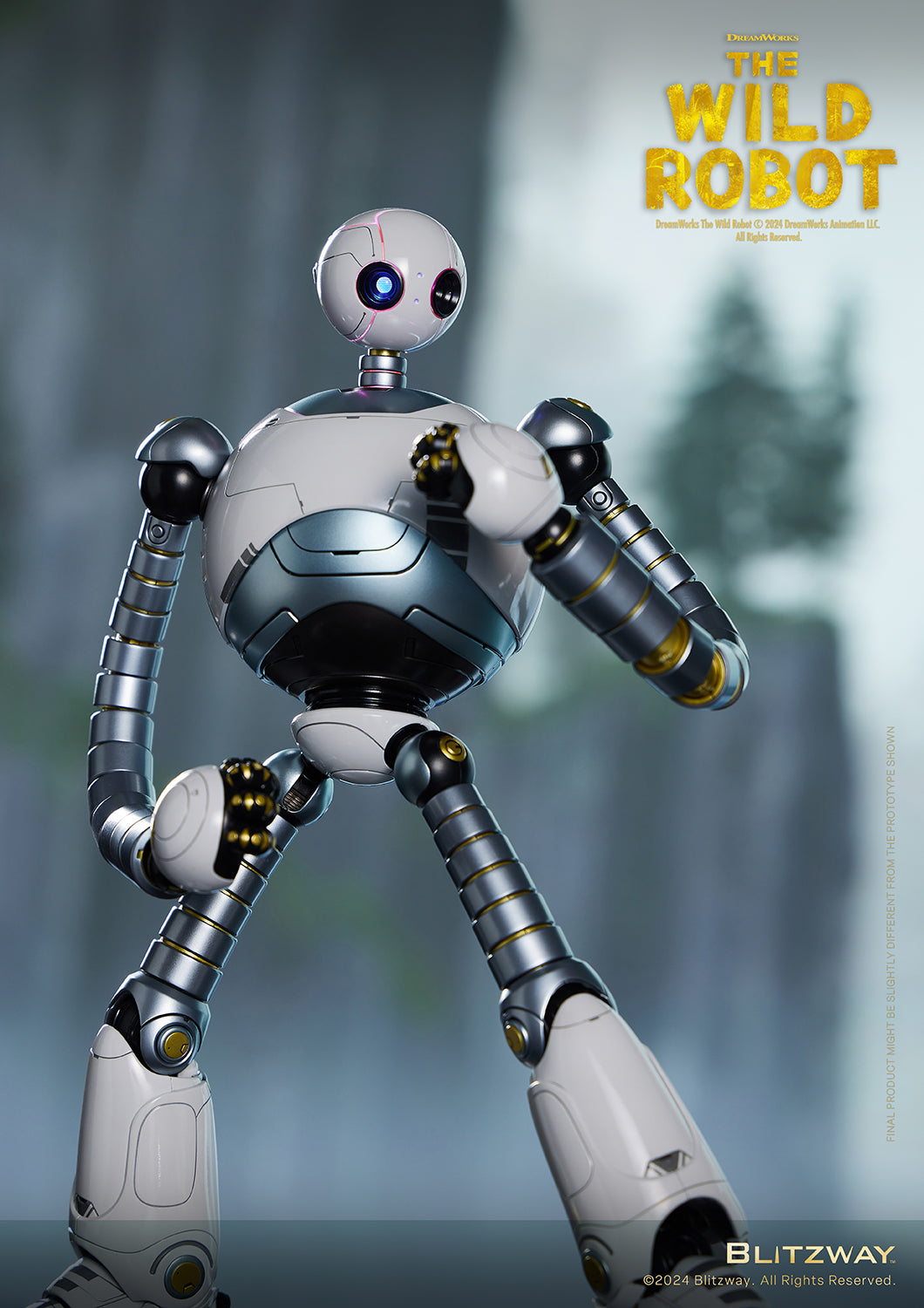 Pre Order The Wild Robot Roz - Blitzway Carbotix Action Figure