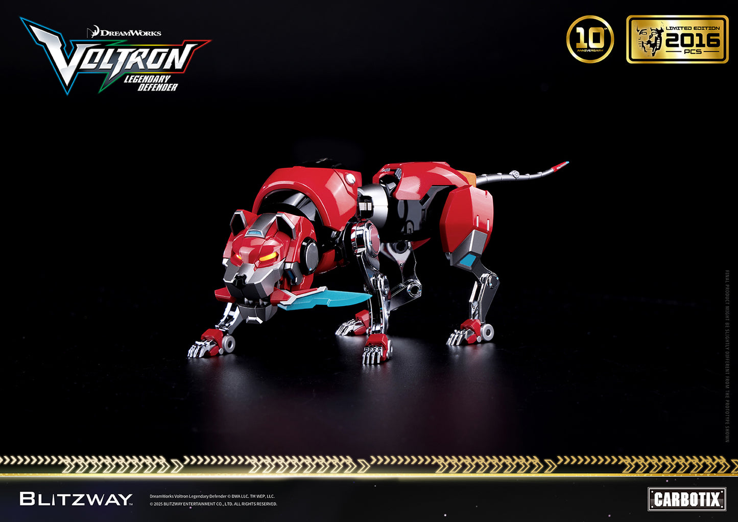 Blitzway Carbotix Voltron Legendary Defender (Special Limited Edition) | Blitzway