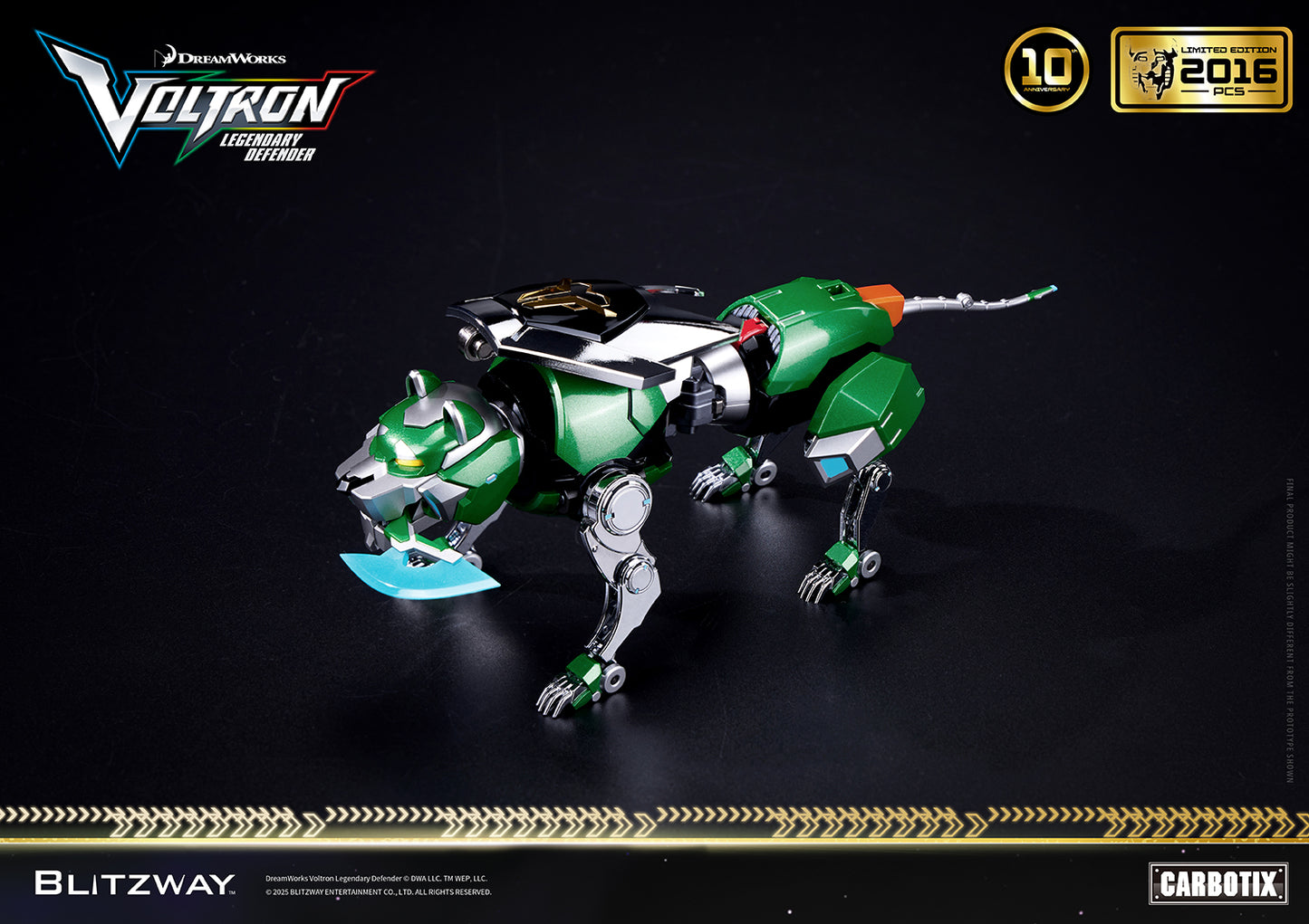 Blitzway Carbotix Voltron Legendary Defender (Special Limited Edition) | Blitzway