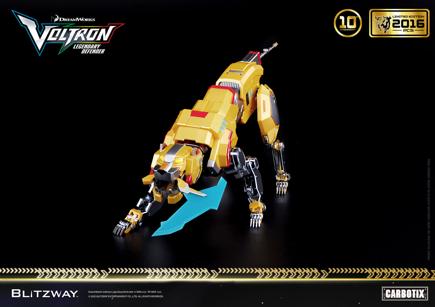 Blitzway Carbotix Voltron Legendary Defender (Special Limited Edition) | Blitzway
