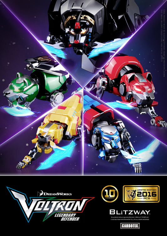 Blitzway Carbotix Voltron Legendary Defender (Special Limited Edition) | Blitzway
