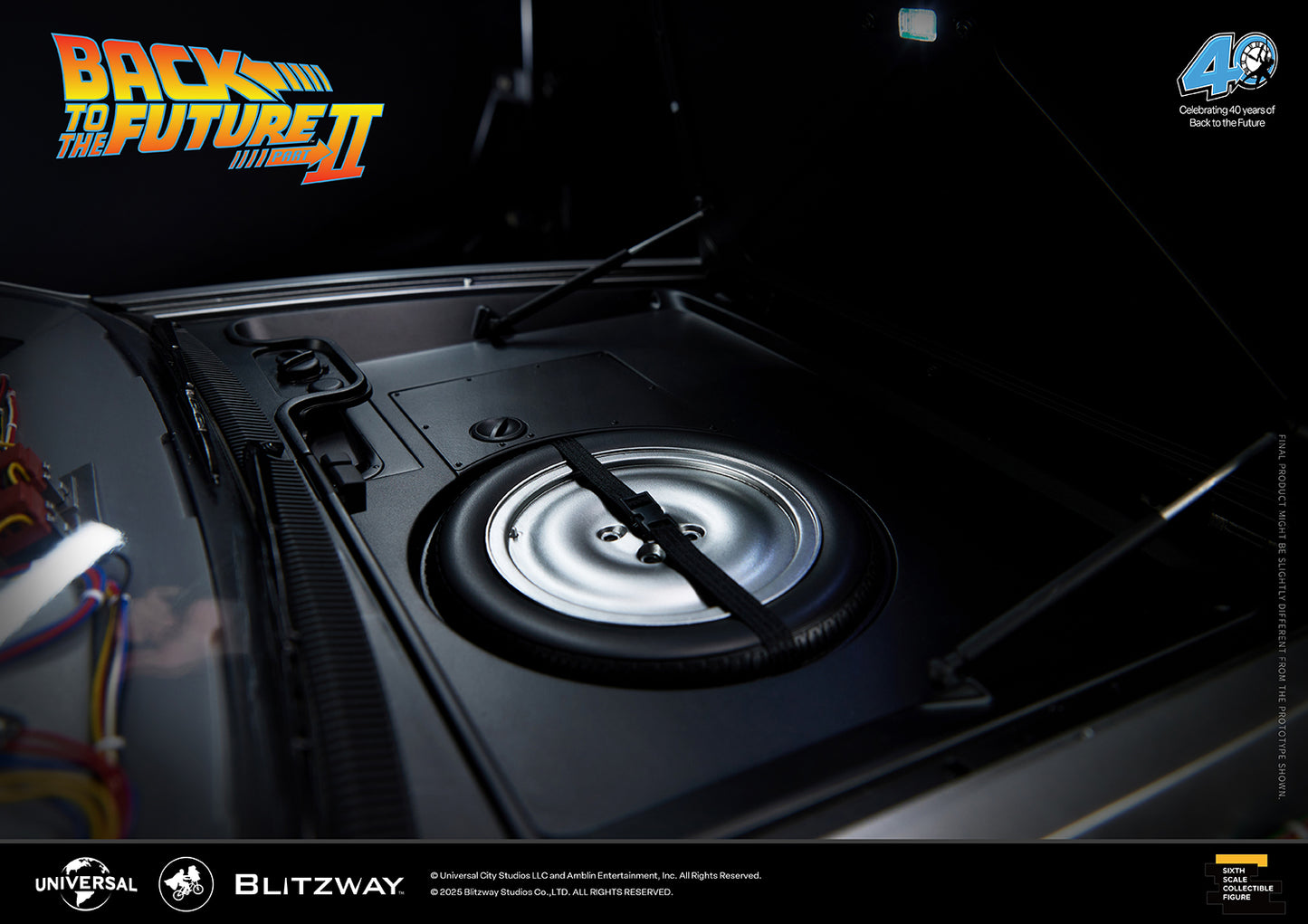 Pre Order Back to the Future II Delorean Time Machine 1/6 by Blitzway (+Bonus)