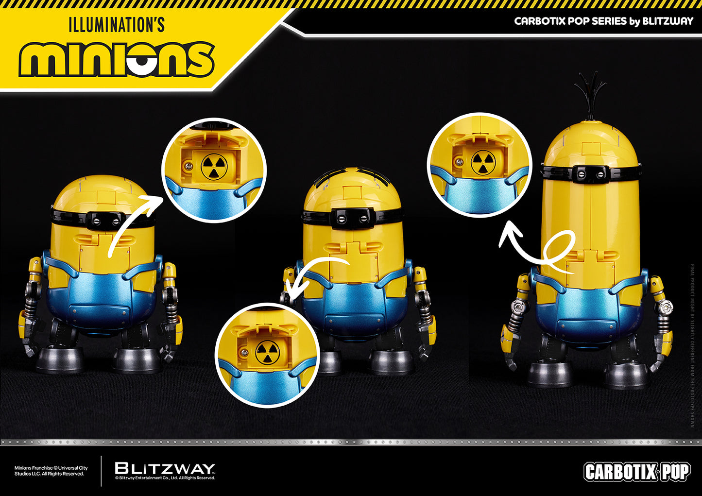 Blitzway Carbotix POP DX Illumination's Minions Trio | Blitzway