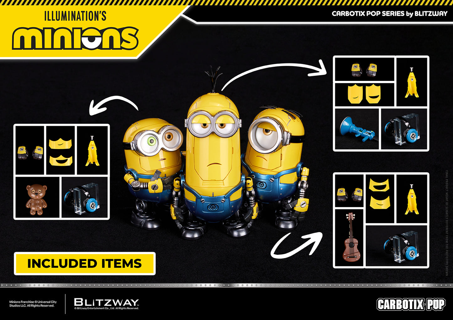 Blitzway Carbotix POP DX Illumination's Minions Trio | Blitzway