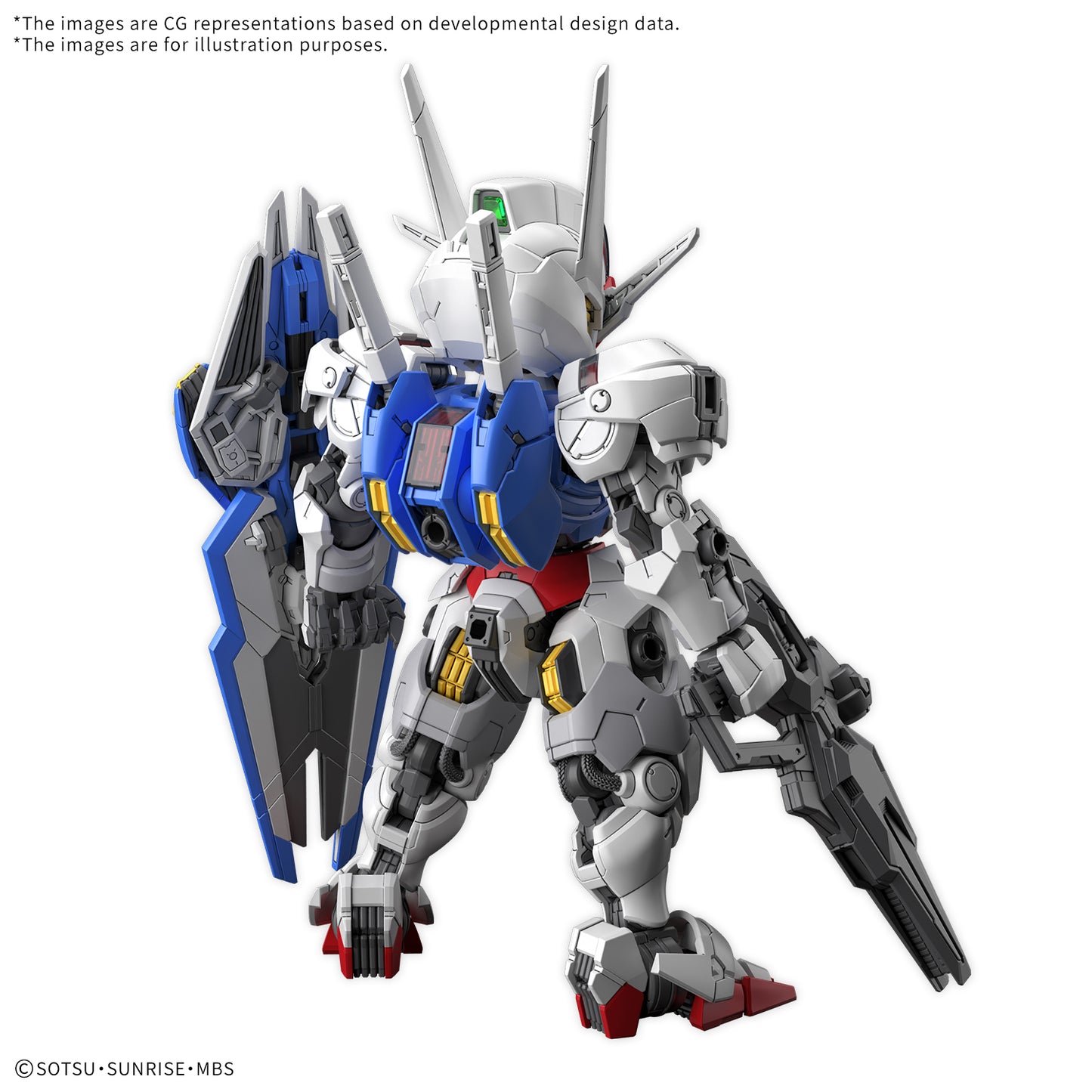 Pre Order MGSD Gundam Aerial "Mobile Suit Gundam: The Witch From Mercury" Bandai Hobby SD Master Grade Model Kit