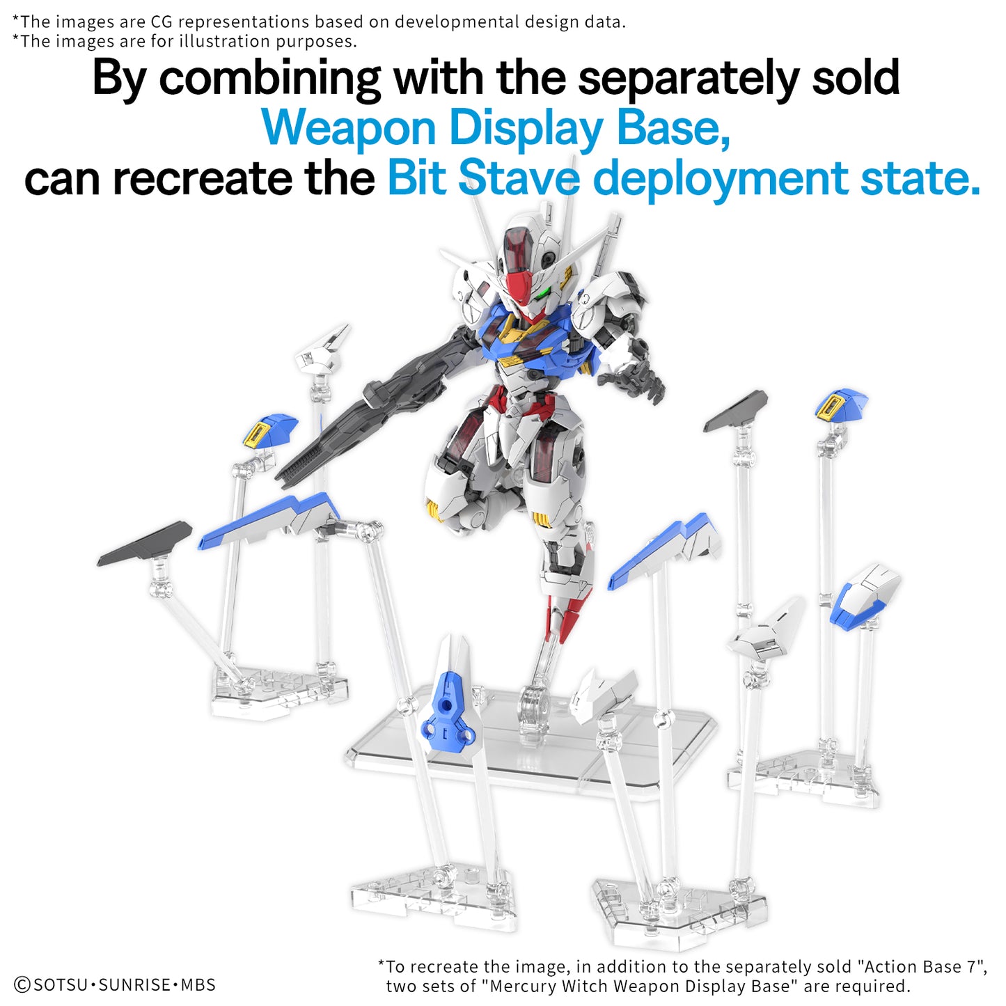 Pre Order MGSD Gundam Aerial "Mobile Suit Gundam: The Witch From Mercury" Bandai Hobby SD Master Grade Model Kit