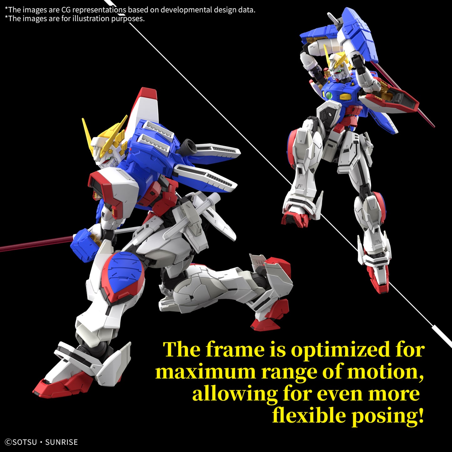 Pre Order RG Shining Gundam "Mobile Fighter G Gundam" - Bandai Hobby 1/144 Scale Real Grade Model Kit
