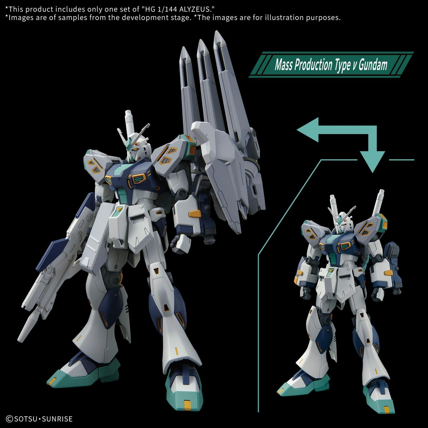 HG Alyzeus "Mobile Suit Gundam Hathaway: The Sorcery of Nymph Circe" | Bandai Hobby 1/144 Scale High Grade Model Kit