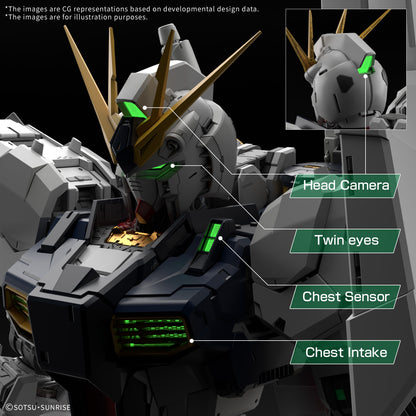 Pre Order PG Unleashed ν Nu Gundam LED Light Add On Upgrade Kit - Bandai Hobby 1/60 Scale Perfect Grade Model Kit