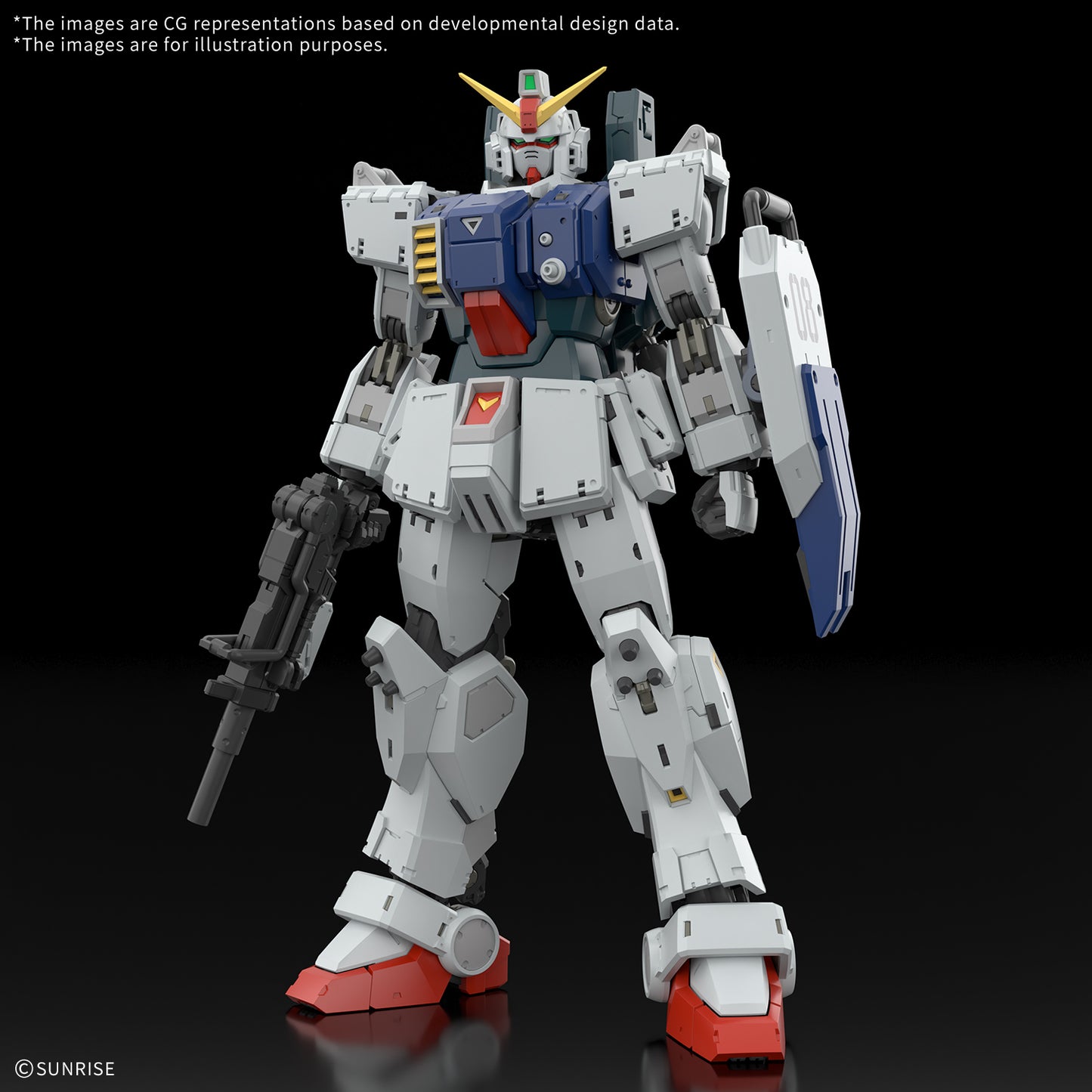 RG Gundam Ground Type "Mobile Suit Gundam: The 08th MS Team" - Bandai Hobby 1/144 Scale Real Grade Model Kit