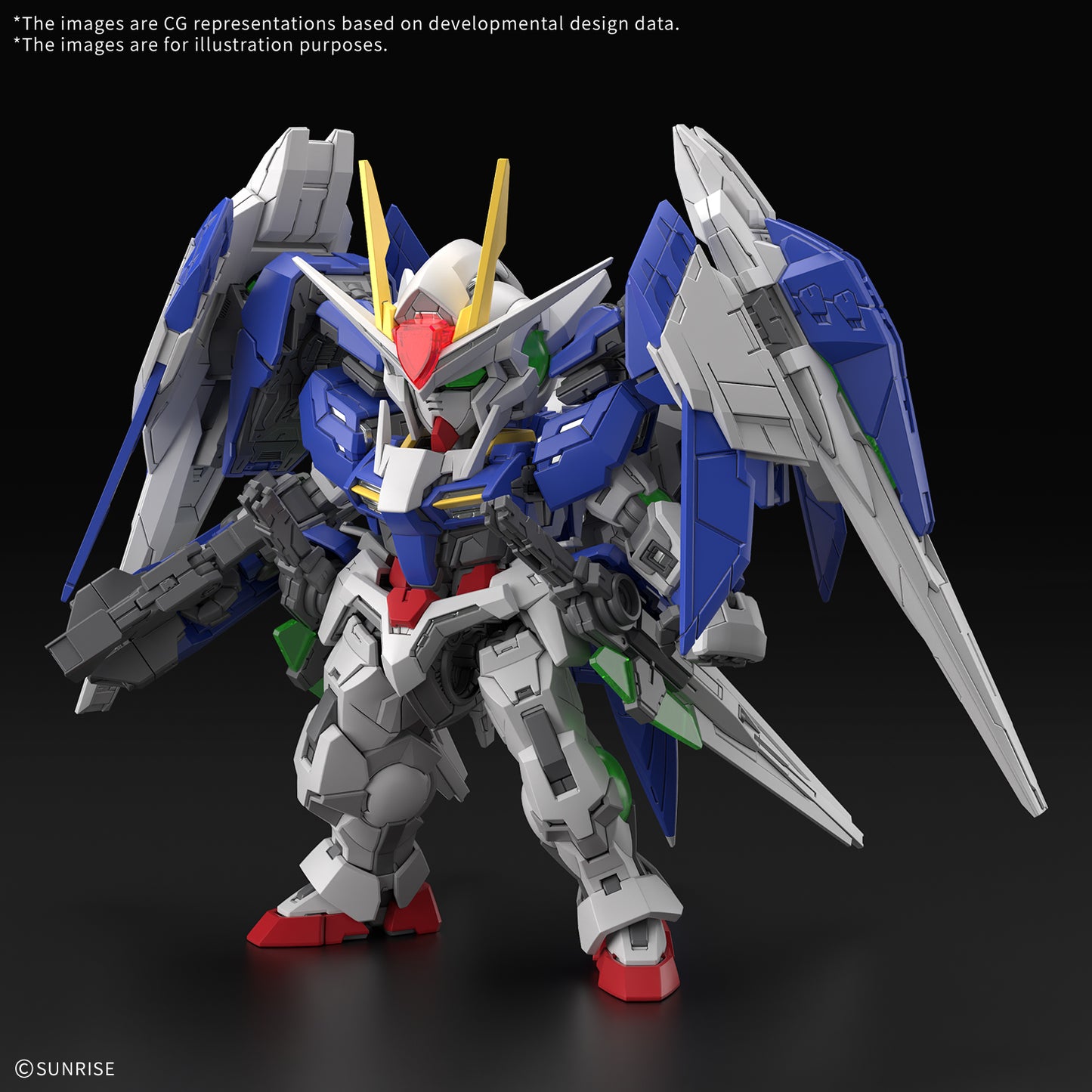 MGSD 00 RAISER "Mobile Suit Gundam 00" | Bandai Hobby Master Grade SD Model Kit