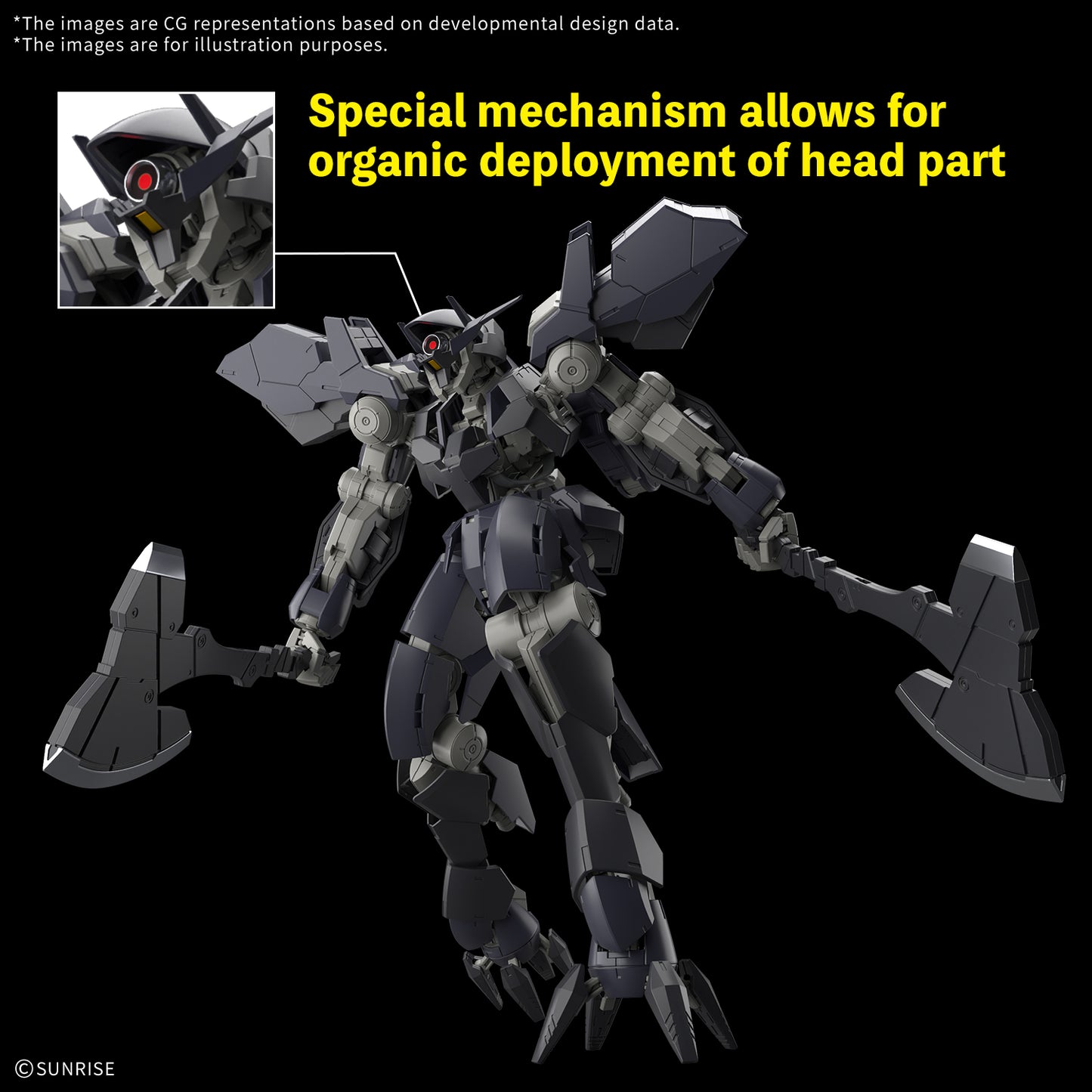 Full Mechanics Graze Ein "Mobile Suit Gundam: Iron-Blooded Orphans " - Bandai Hobby 1/100 Scale Model Kit