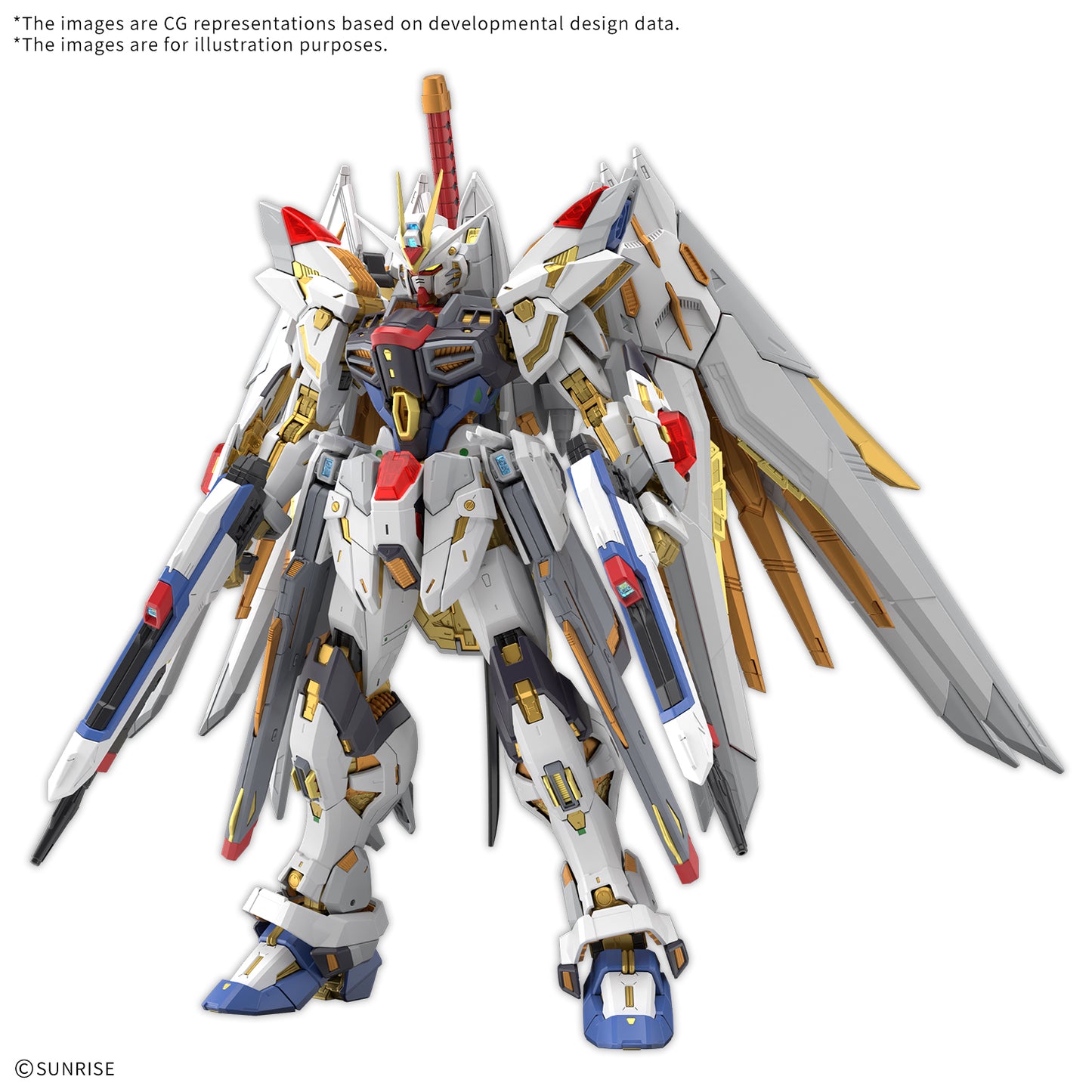 MGEX Mighty Strike Freedom Gundam "Mighty Strike Freedom Gundam" - Bandai Hobby 1/100 Scale Master Grade Extreme Model Kit