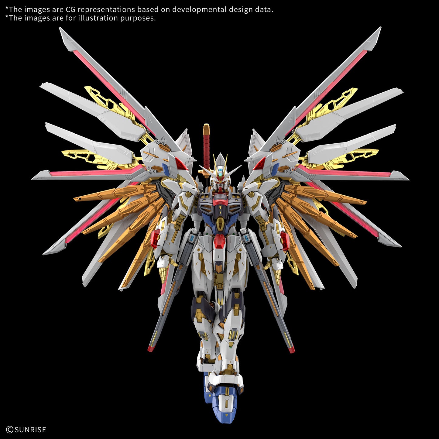MGEX Mighty Strike Freedom Gundam "Mighty Strike Freedom Gundam" - Bandai Hobby 1/100 Scale Master Grade Extreme Model Kit