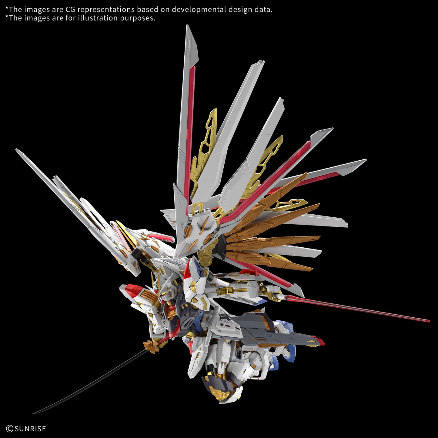 MGEX Mighty Strike Freedom Gundam "Mighty Strike Freedom Gundam" - Bandai Hobby 1/100 Scale Master Grade Extreme Model Kit