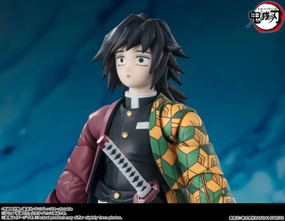 Demon Slayer: Kimetsu no Yaiba S.H.Figuarts Giyu Tomioka looking surprised